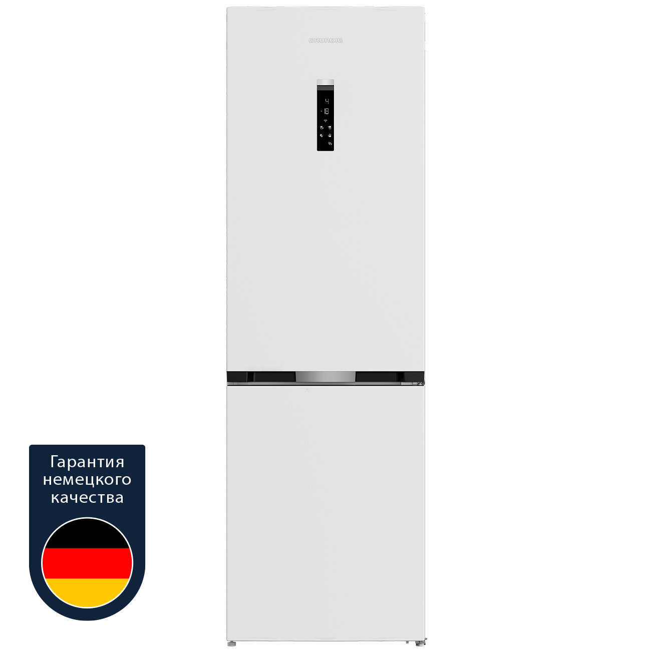 Двухкамерный холодильник Grundig GKPN66930LWW, No Frost, белый