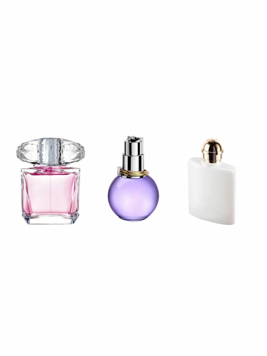 Подарочный набор для нее по мотивам Versace Bright Crystal, Lanvin Eclat d'Arpege, Trussardi Donna 3 по 2 мл