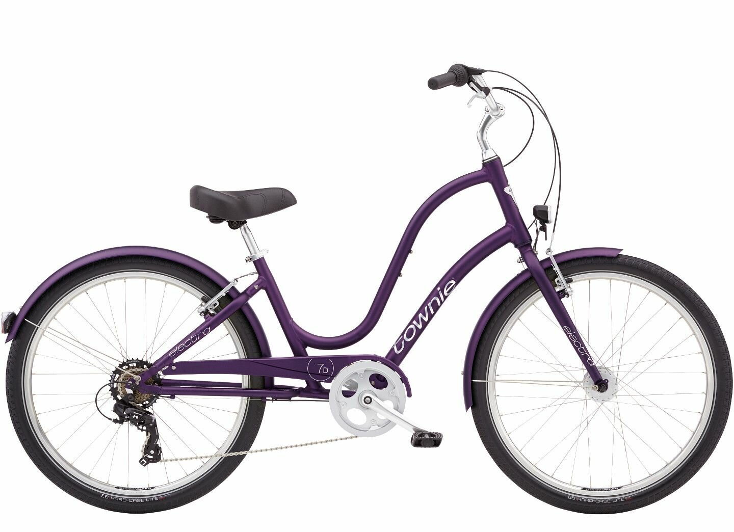 Велосипед городской круизер Electra Townie 7D EQ Step Thru Purple