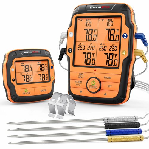 ThermoPro TP27C Беспроводной Термометр 4 Зонда 6826₽