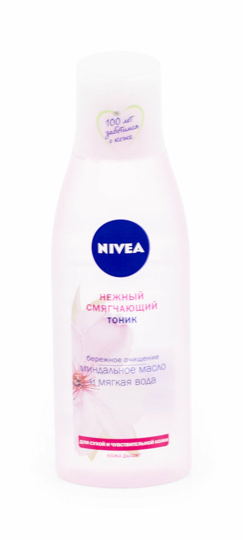 Nivea / Нивея Тоник для лица с миндальным маслом, нежный, смягчающий, для сухой и чувствительной кожи, 200мл / уходовая косметика