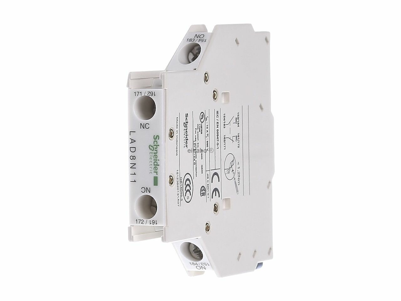 Блок вспомогательных контактов 1 NO / 1 NC LAD8N11 – Schneider Electric – 3389110384673