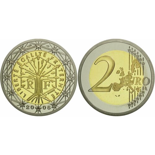 Франция 2 евро, 1999-2006 XF