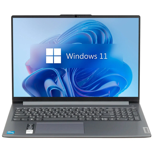 16 Ноутбук Lenovo IdeaPad Slim 3 Gen 8, Intel Core i5-12450H (4.4 ГГц), RAM 16 ГБ LPDDR5, SSD 512 ГБ, Windows 11, Arctic Grey, Русская раскладка 15 6 ноутбук lenovo ideapad 3 gen 7 intel core i5 1235u 10 ядер ram 16 гб ssd 2048 гб iris xe graphics windows 11 office русская раскладка