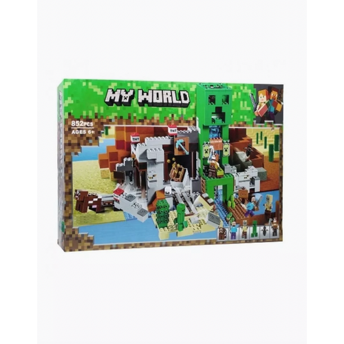 Конструктор Майнкрафт Шахта крипера Minecraft 852 деталей лего 20206 затерянная деревня конструктор мба