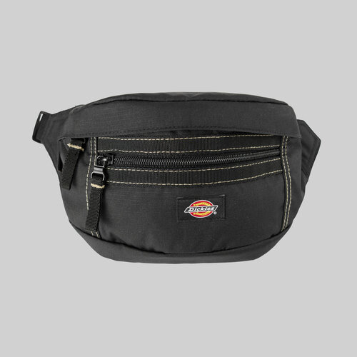 Сумка Dickies, черный retro genuine leather men waist bag cowhide casual design hook bum bag shoulder belt messenger bag back pack phone pouch