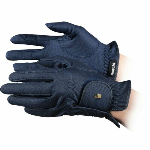Перчатки для верховой езды Roeсkl Grip Durable синие 60 Navy Blue 6300₽