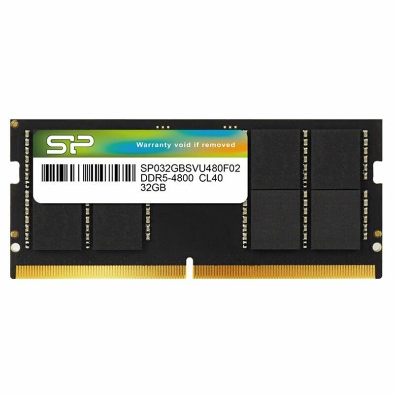 Память DDR4 32GB 4800MHz Silicon Power SP032GBSVU480F02 RTL PC4-38400 CL40 SO-DIMM 260-pin 1.35В kit single rank Ret