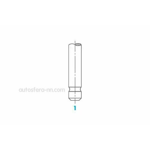 OSVAT 1887 Клапан впускной TOYOTA COROLLA 1.4i-1.8i 16V 1ZZ/3ZZ/4ZZ 00- 31x5.5x88.7