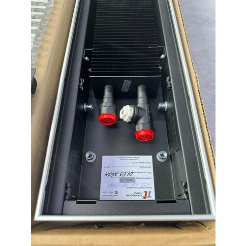 Внутрипольный конвектор Водяной KVZ 160-70-2800 С решеткой 