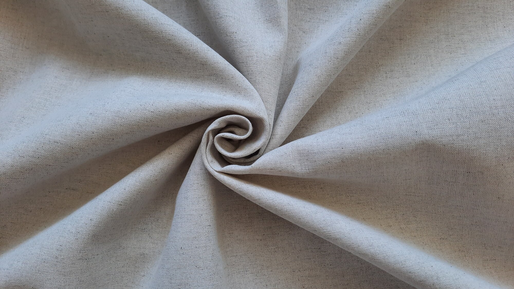 фото Ткань Льняная ширина 220см натуральная некрашеная пл.150гр./м2
