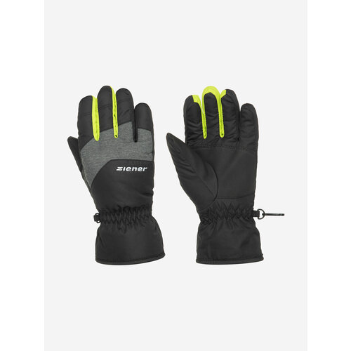 Перчатки Ziener, размер 5, черный перчатки ziener размер 4 5 черный