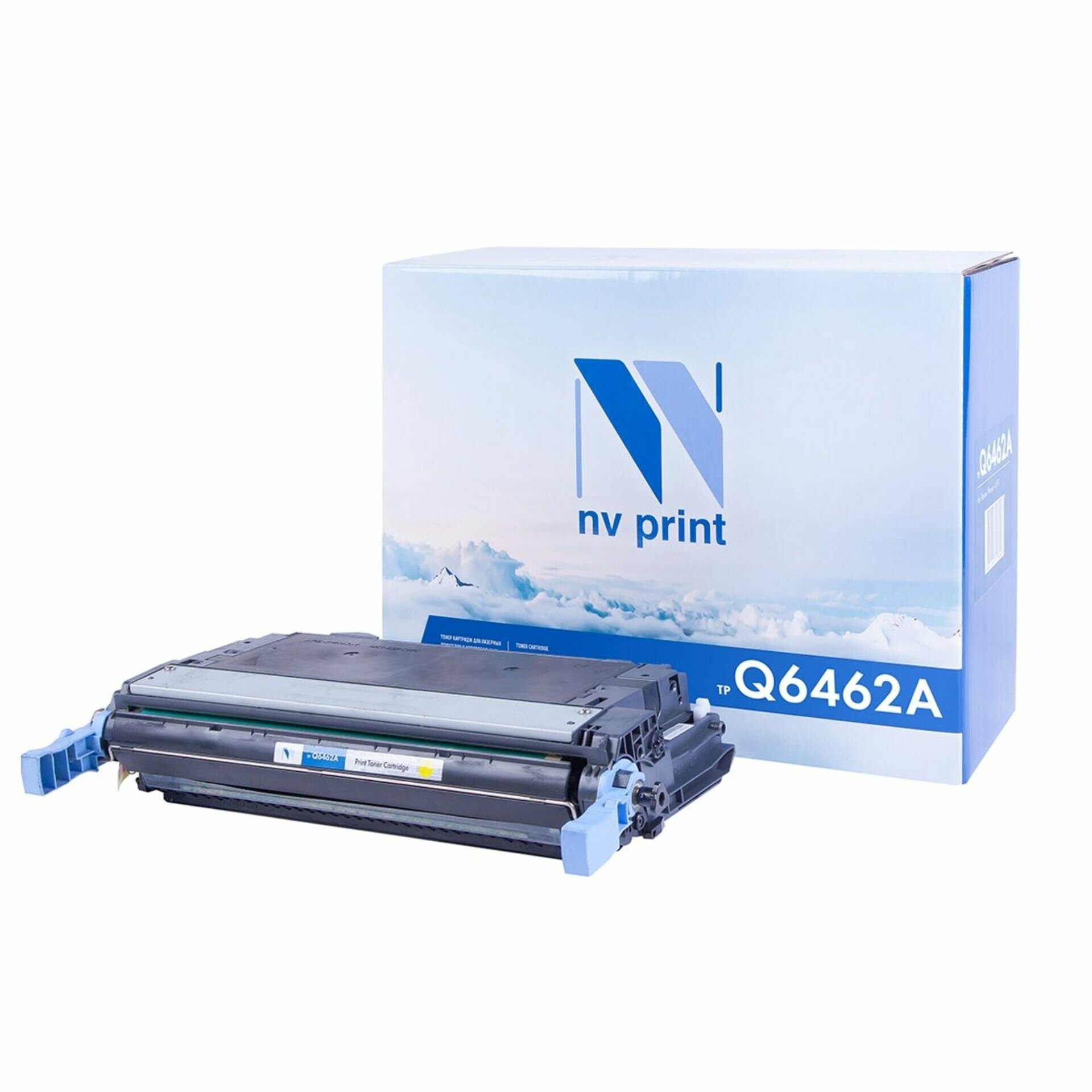 Лазерный картридж NV Print Q6462A желтый ресурс 12 000 страниц