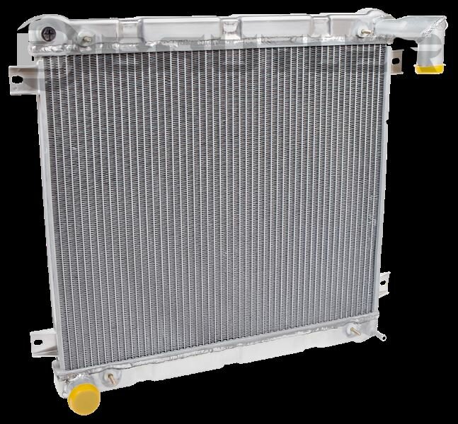 Радиатор охлаждения алюминиевый паяный Bautler BTL-3028B для автомобилей ГАЗ 33025, 33027 ГАЗель Бизнес с дв. Cummins ISF 2.8, 1 шт
