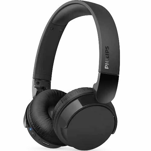 Bluetooth наушники с микрофоном Philips TAH4209BK, беспроводная полноразмерная гарнитура, чёрная bluetooth наушники с микрофоном gal bh 4008 беспроводная полноразмерная гарнитура черная