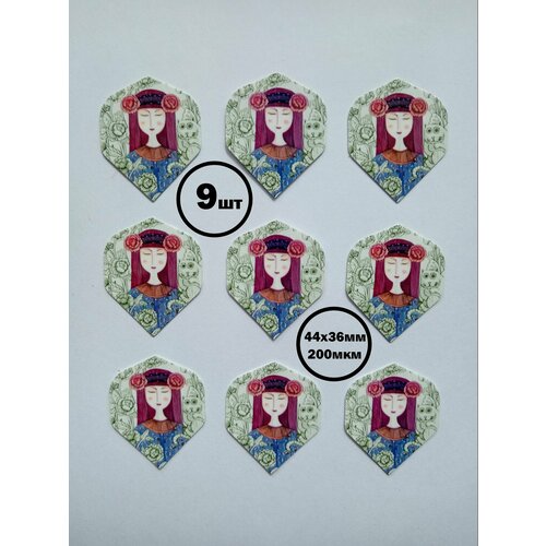 Оперение для дротиков дартс , комплект 9 шт