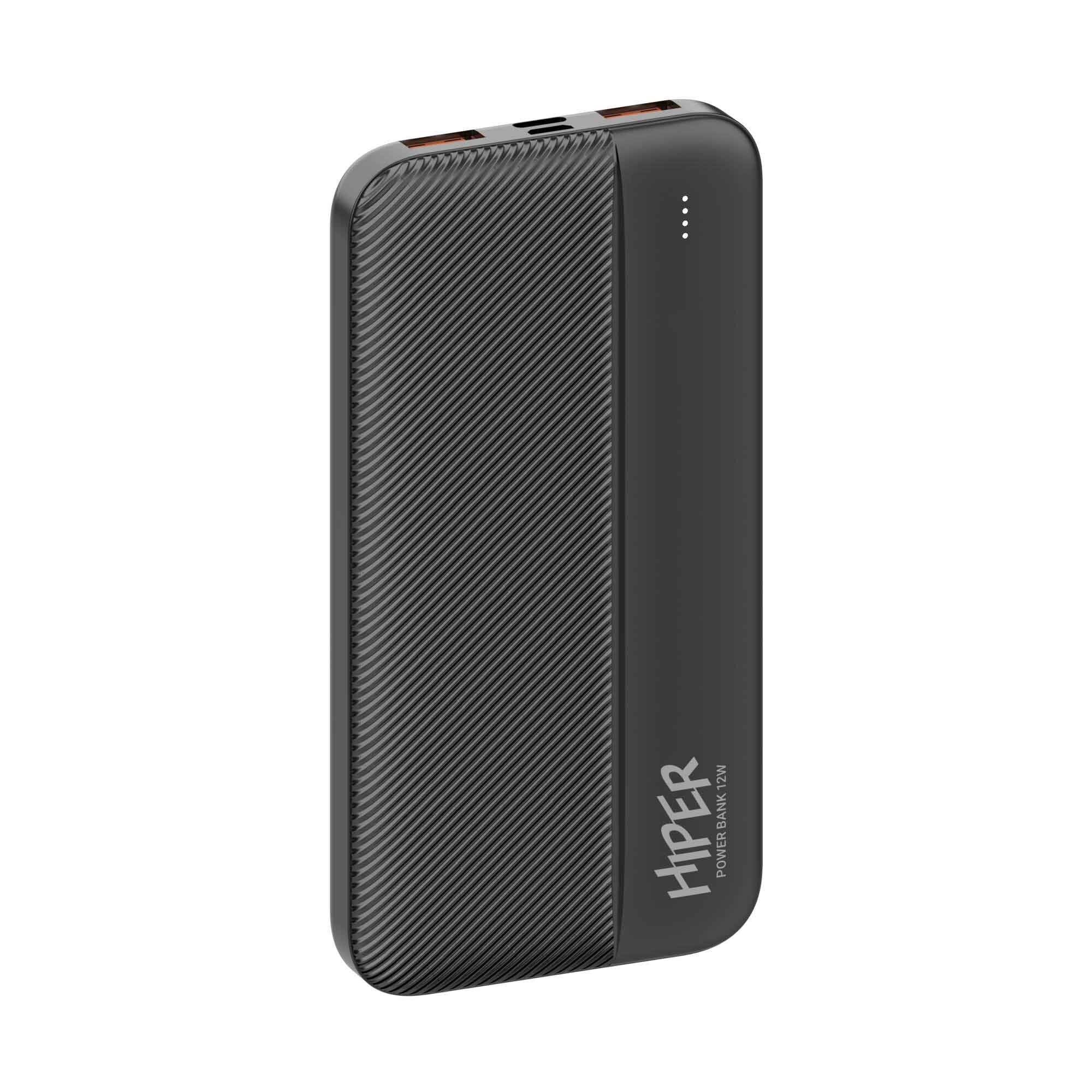 Внешний аккумулятор Hiper SM10000 10000mAh 2.4A 2xUSB черный (SM10000 BLACK)