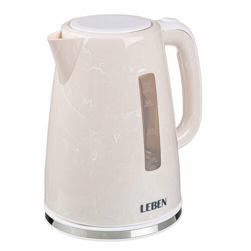 LEBEN Чайник электрический 17л 2200Вт белый мрамор 220-240В 278700₽
