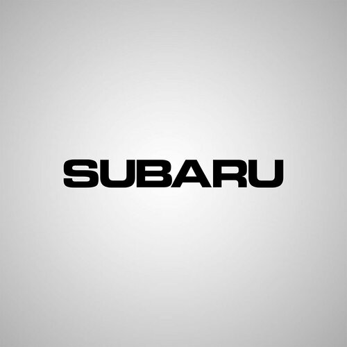 Наклейка Subaru, черная