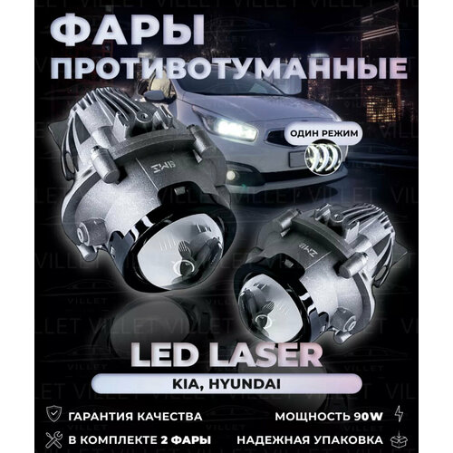 Bi-led противотуманные фары Hyundai Kia 3876₽