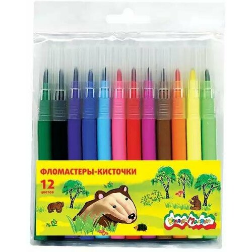Фломастеры кисточки Каляка-Маляка ФККМ12 899₽