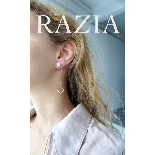 Серьги с подвесками , золотой, мультиколор