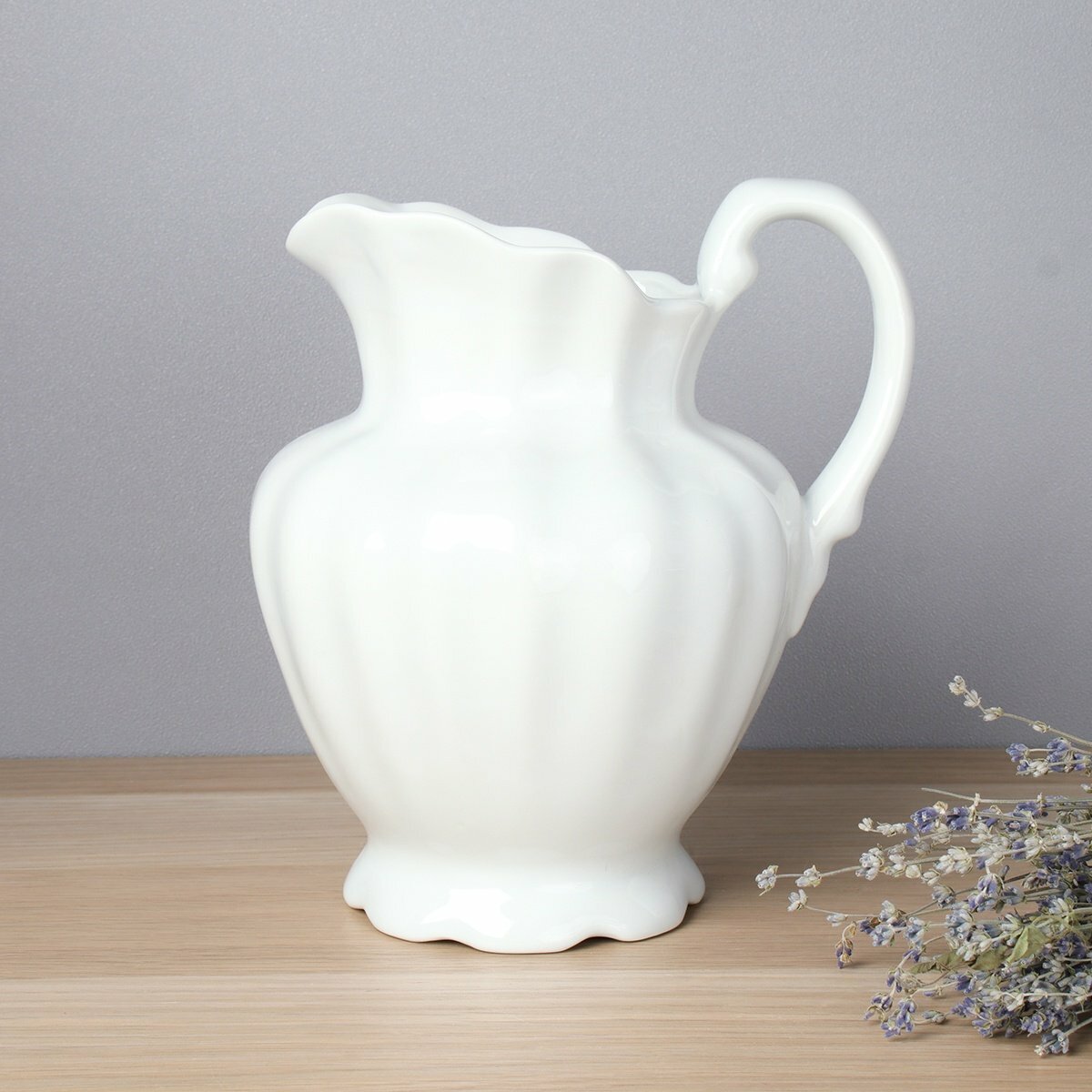 фото Ваза-кувшин "Прованс" 21 см для сухоцветов