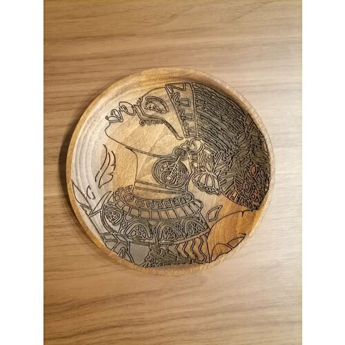 Тарелка деревянная d=19.5см