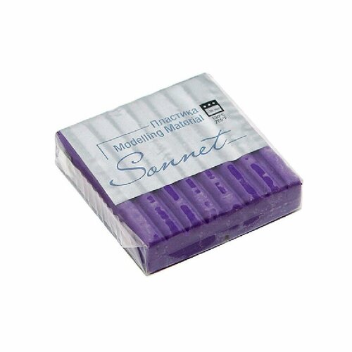 Полимерная глина пластика Сонет цвет фиолетовый брус 56 г 356₽