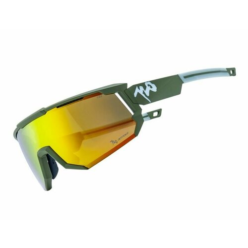 Солнцезащитные очки 720armour 720armour Mars / Olive Branch / Champion Gold Ti, зеленый