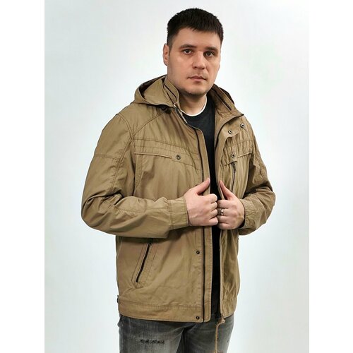 фото Ветровка fdcentury, размер 52, бежевый