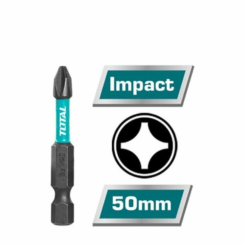 Бита отверточная TOTAL PH-2 50 мм 1 шт 220₽