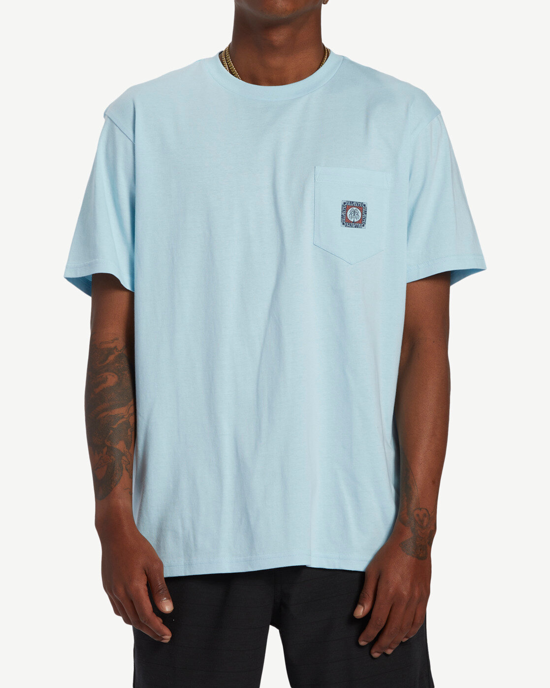 Футболка BILLABONG, размер 46, голубой