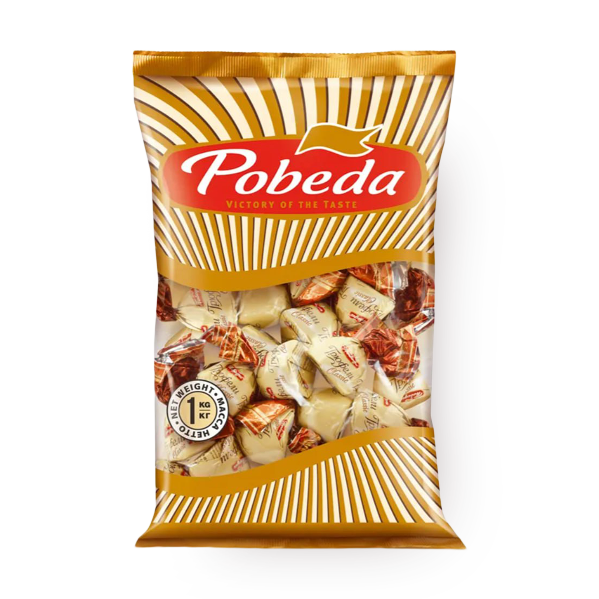Трюфели Победа вкуса Шоколадные Классические, 1000 г — фото 1