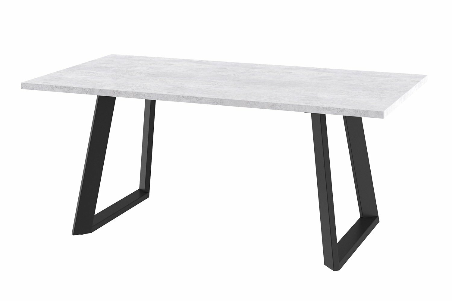 Стол раздвижной Hoff Loft Lux 180(240)х75х95 см цвет серый сланец черный