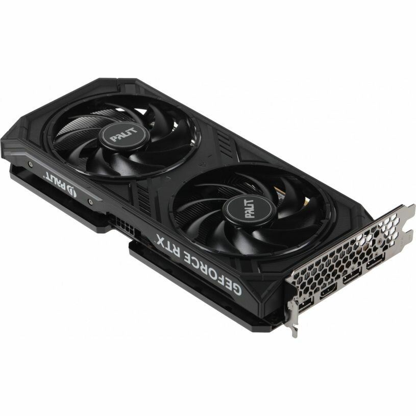 Видеокарта Palit PCI-E 4.0 RTX4060 DUAL OC NV RTX4060 8Gb 128bit GDDR6 1830/17000/HDMIx1/DPx3/HDCP R — фото 1