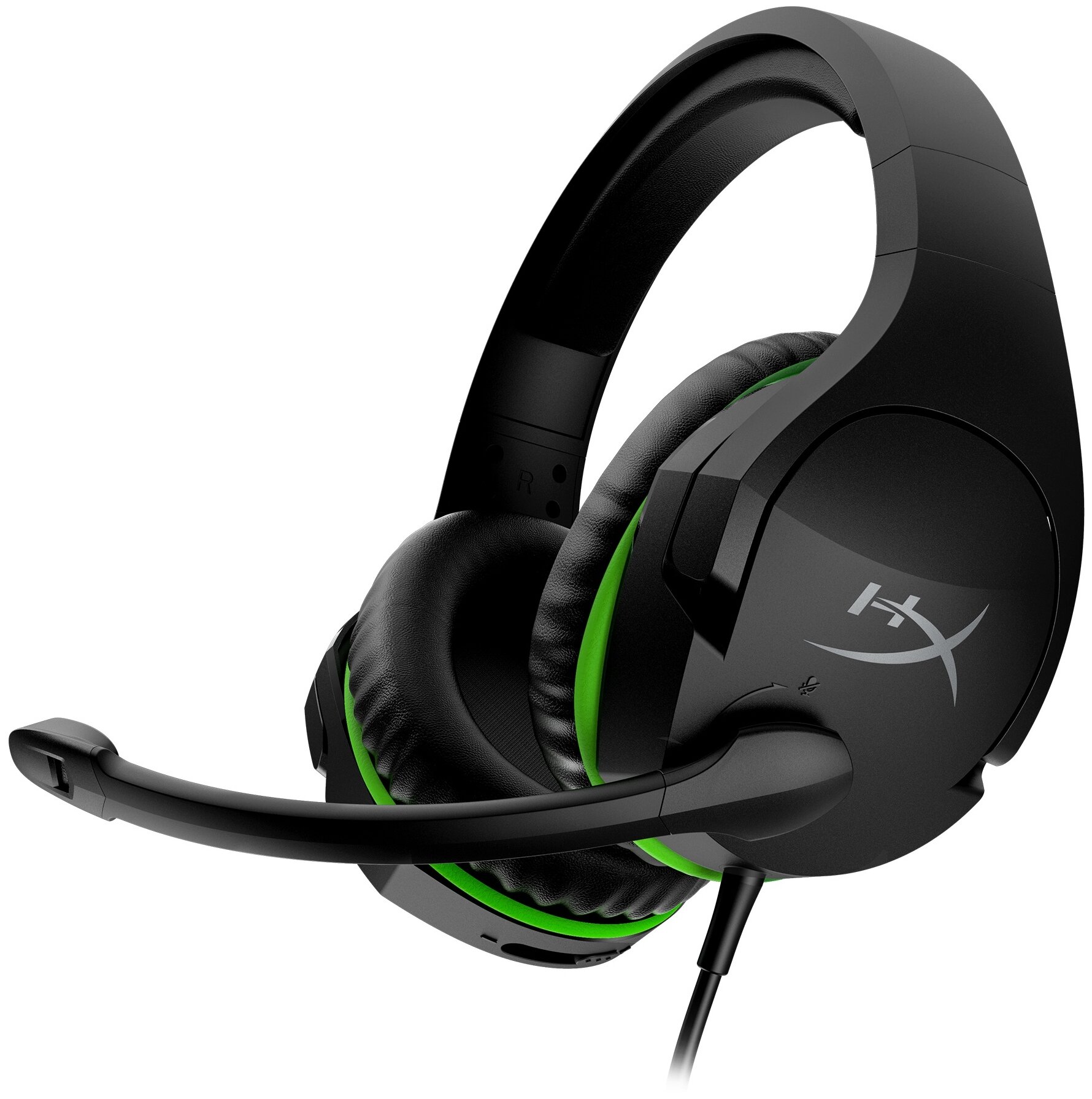 Проводная гарнитура HyperX CloudX Stinger Core черный/зеленый для: Xbox Series/One (HX-HSCSCX-BK)