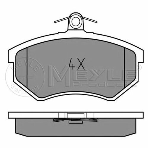 Комплект передних тормозных колодок Meyle 025 206 6919 для Audi 80 (1986-1996), Audi 90 (1987-1991), Audi A4 (1994-2001)