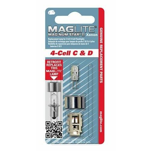 Лампа MagLite МагЛайт для фонарей 4C и 4D Mag-num Star XENON 1шт 865₽