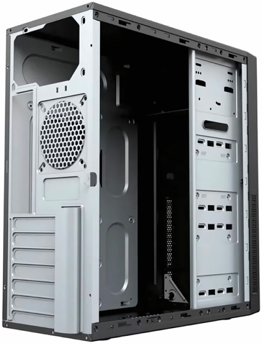 Корпус MidiTower Powerman DA812BK Black PM-500ATX-F 2*USB 2.0+2*USB 3.0 Audio ATX (6131895) - фото №8