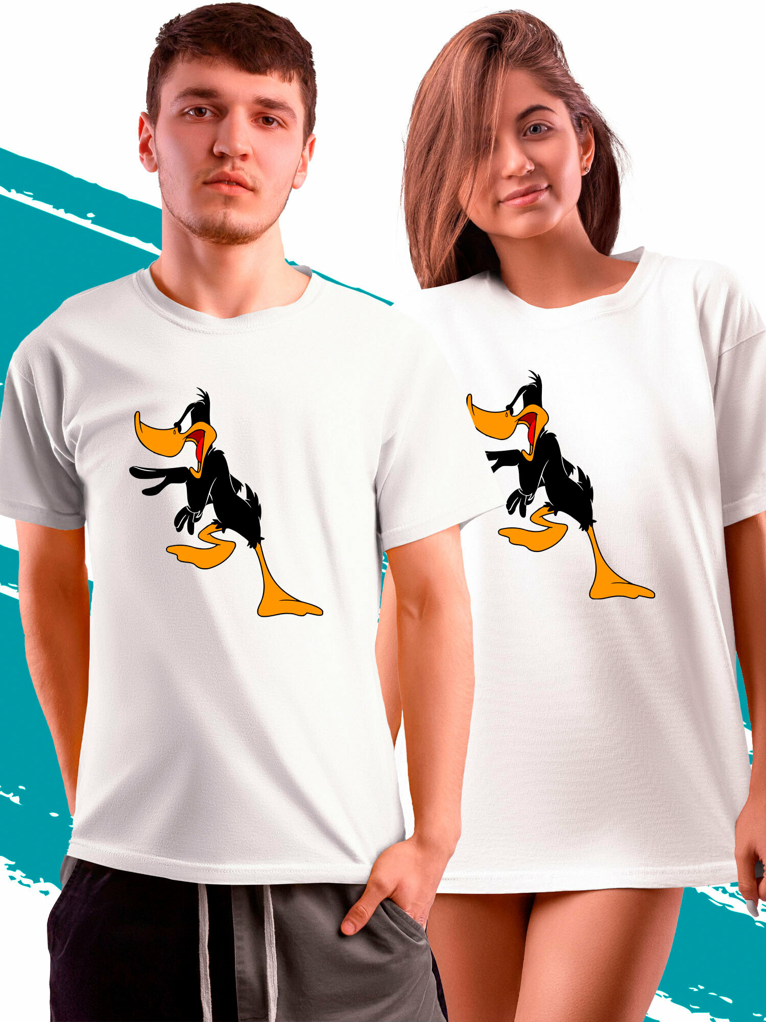 Футболка PhilShop Шоу Луни Тюнз Looney Tunes Show, размер L, белый
