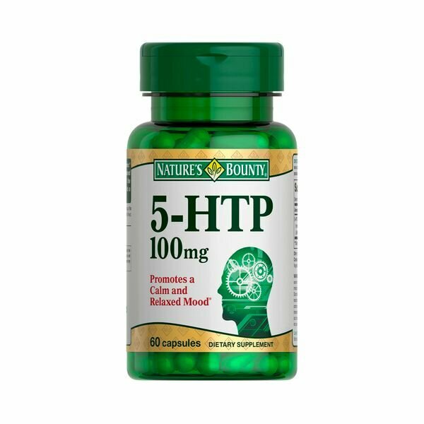 5-НТР (гидрокситриптофан) Nature's Bounty/Нэйчес баунти капсулы 100мг 60шт