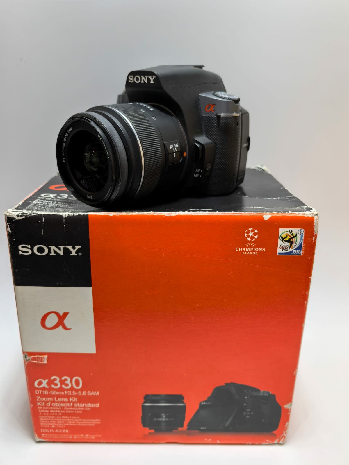 Фотоаппарат Sony Alpha DSLR-A330 Kit DT 18-55mm f/3.5-5.6 SAM, черный