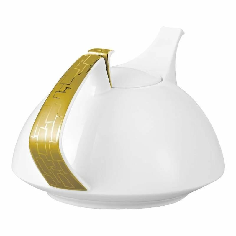 Заварочный чайник Rosenthal "TAC SKIN GOLD", 1.35л, белый — фото 1