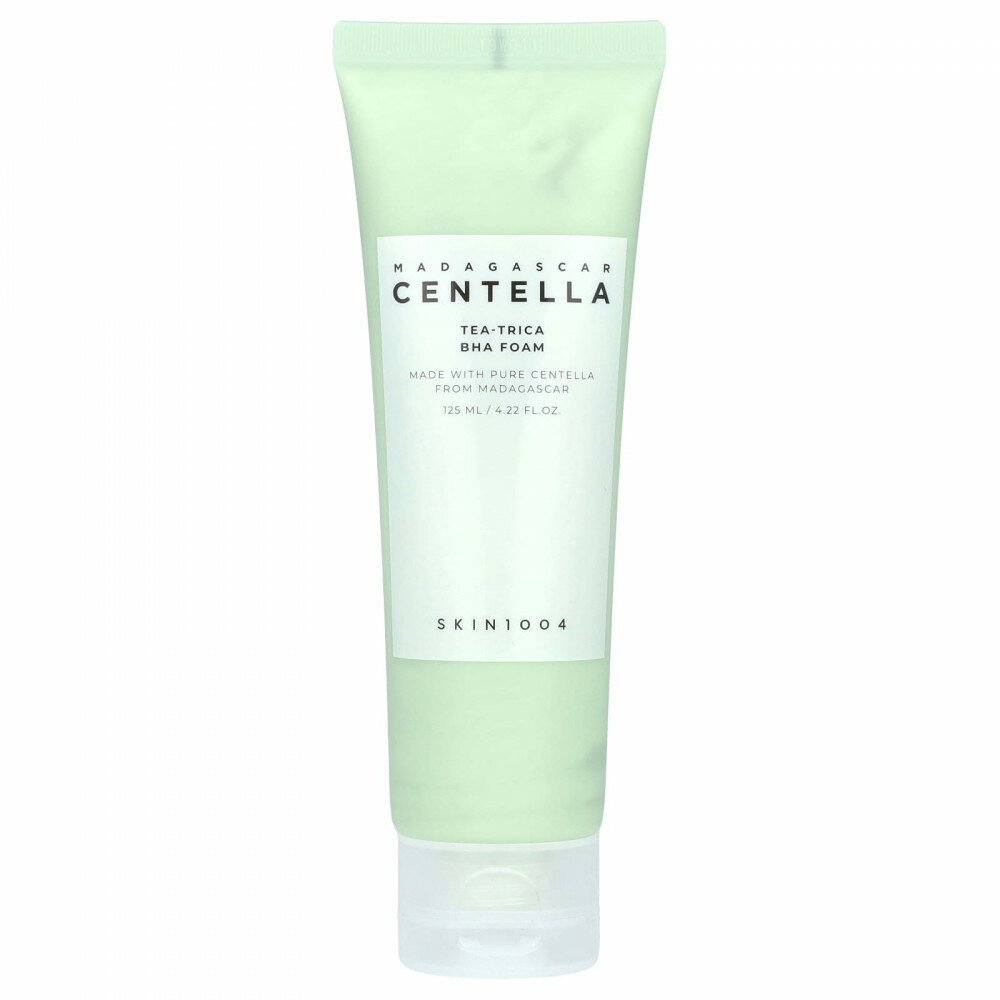 SKIN1004, Madagascar Centella, пена с экстрактом чая и трицы БГК, 125 мл (4,22 жидк. унц.)