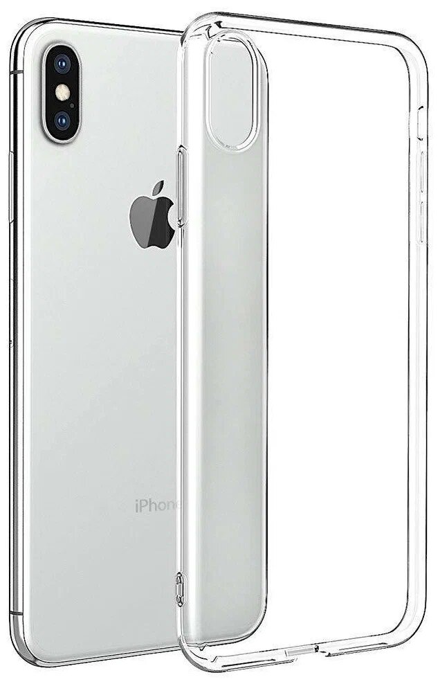 Чехол Clear Case пластиковый для iPhone XS Max, прозрачный