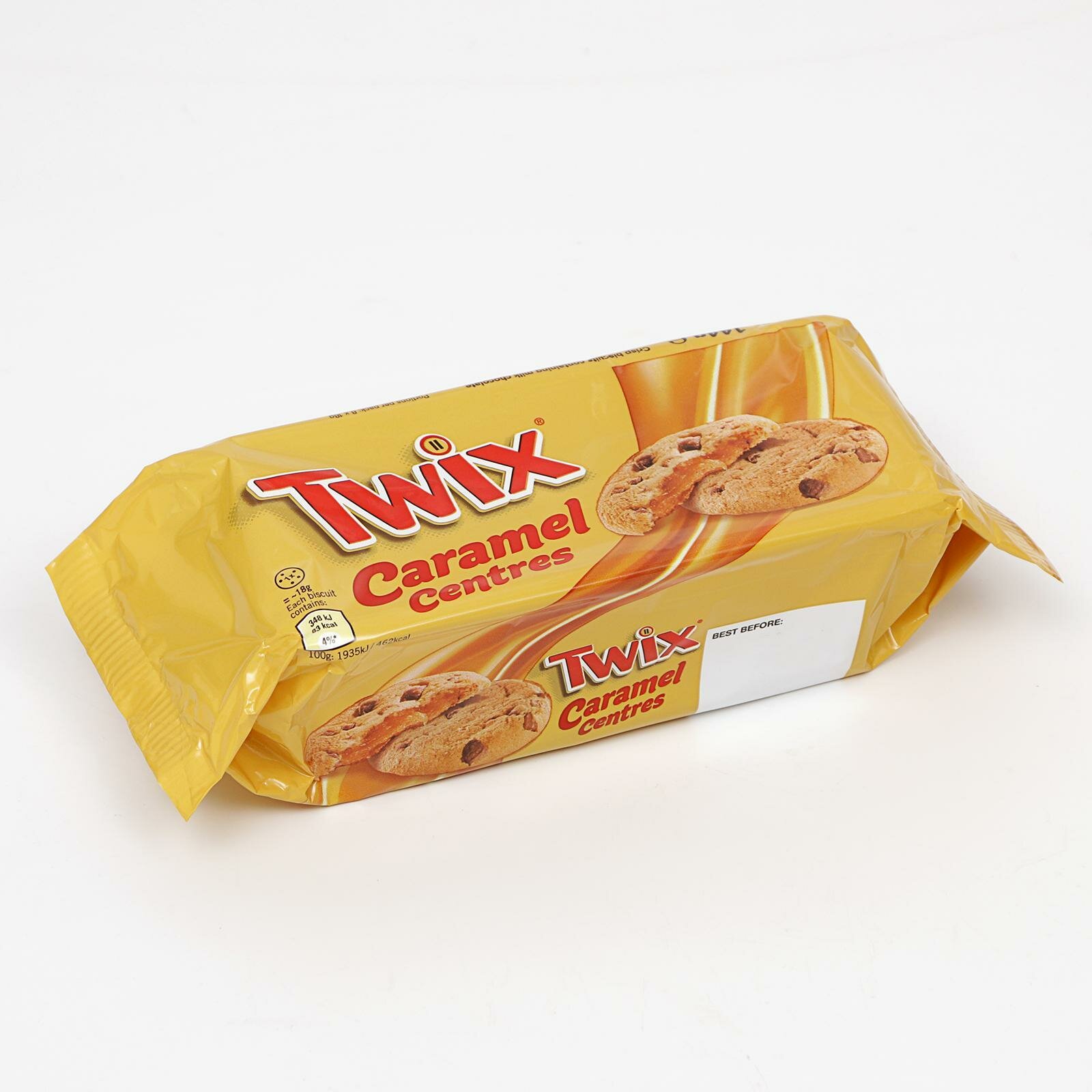 Печенье TWIX Caramel Centres, с карамельной начинкой, 144 гр — фото 1