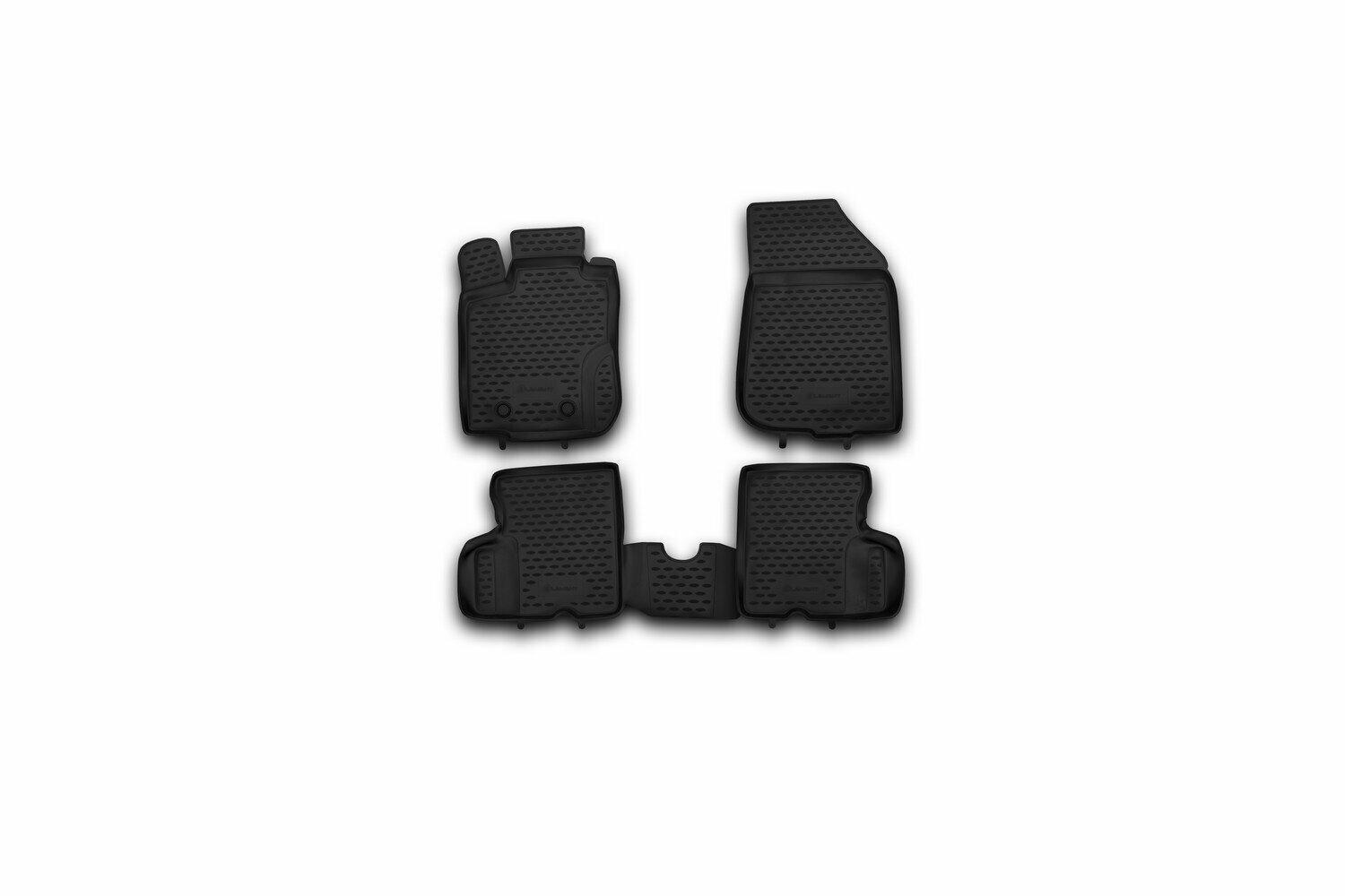 Коврики в салон RENAULT Duster 4WD, 2011-2015, 4 шт. (полиуретан) / Рено Дастер