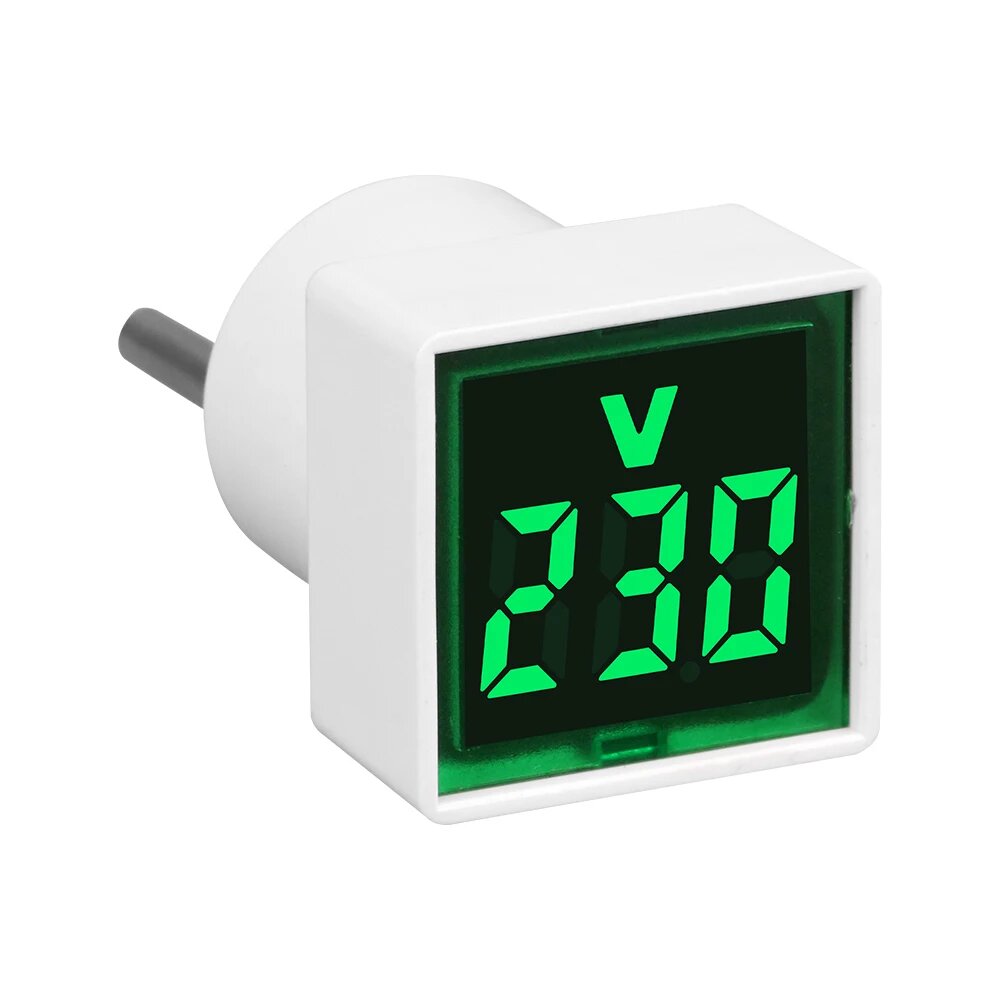 Вольтметр Aideepen AC 220/230 V, цифровой, искробезопасный IP66