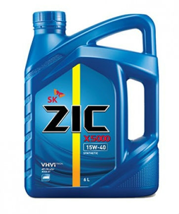 Масло моторное ZIC X5000 15w40 6л 172604